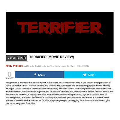 TERRIFIER (MOVIE REVIEW)